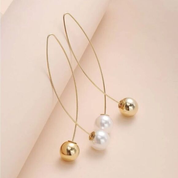 Minimal earrings A499 - Picture 2 of 4